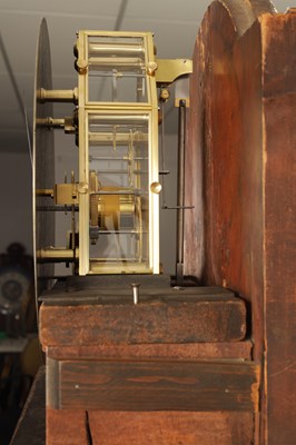 Lot 815 - ATTRIBUTED TO JOHN ARNOLD, LONDON.  AN IMPORTANT REGENCY MONTH DURATION DUAL TIME REGULATOR LONGCASE CLOCK