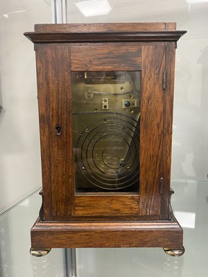 Lot 77 - FRODSHAM, GRACECHURCH STREET, LONDON. A FINE AND SMALL ROSEWOOD DOUBLE FUSEE LIBRARY CLOCK WITH LEVER ESCAPEMENT CIRCA 1840