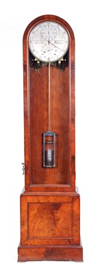 Lot 42 - W. DAVIS & SONS, CHRONOMETER, WATCH & CLOCK MANUFACTURERS. A FINE QUALITY REGULATOR LONGCASE CLOCK