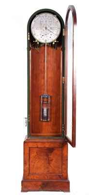 Lot 42 - W. DAVIS & SONS, CHRONOMETER, WATCH & CLOCK MANUFACTURERS. A FINE QUALITY REGULATOR LONGCASE CLOCK