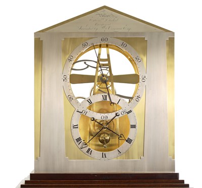 Lot 23 - WILLIAM CONGREVE ESQ.  A VERY RARE LATE GEORGE III DETACHED ESCAPEMENT REGULATOR CLOCK