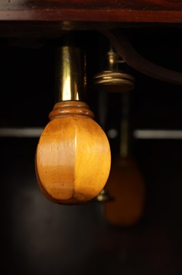 Lot 29 - VERISSIMO ALVES PEREIRA, PORTUGAL.  A RARE MID 19TH CENTURY WORLD TIME ANTIQUE ROSEWOOD PEDESTAL LIBRARY CLOCK