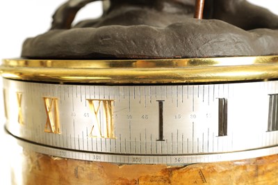 Lot 29 - VERISSIMO ALVES PEREIRA, PORTUGAL.  A RARE MID 19TH CENTURY WORLD TIME ANTIQUE ROSEWOOD PEDESTAL LIBRARY CLOCK