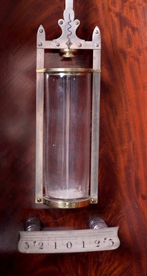 Lot 65 - ATT. JAMES CONDLIFF  A SUPERB FIDDLE BACK AND FIGURED MAHOGANY GOTHIC REGULATOR LONGCASE CLOCK IN THE MANNER OF THOMAS HOPE