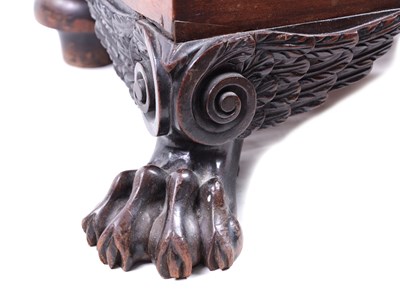 Lot 65 - ATT. JAMES CONDLIFF  A SUPERB FIDDLE BACK AND FIGURED MAHOGANY GOTHIC REGULATOR LONGCASE CLOCK IN THE MANNER OF THOMAS HOPE
