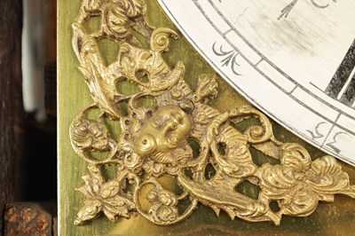 Lot 76 - ROBERT BROWNE CHELMSFORD. A WILLIAM & MARY WALNUT & MARQUETRY PANELLED LONGCASE CLOCK