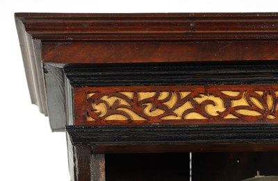 Lot 76 - ROBERT BROWNE CHELMSFORD. A WILLIAM & MARY WALNUT & MARQUETRY PANELLED LONGCASE CLOCK