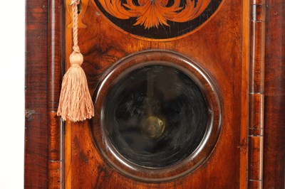 Lot 76 - ROBERT BROWNE CHELMSFORD. A WILLIAM & MARY WALNUT & MARQUETRY PANELLED LONGCASE CLOCK