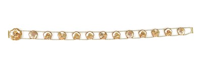 Lot 110 - A JAPANESE MEIJI PERIOD SATSUMA AND WHITE METAL BELT