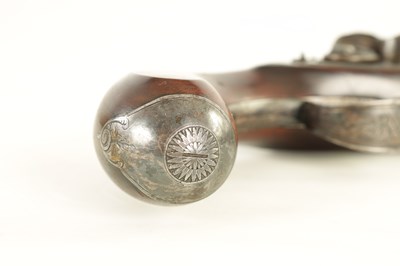 Lot 286 - WOGDON & BARTON, LONDON. A FINE CASED PAIR OF EARLY 19TH CENTURY FLINTLOCK DUELLING PISTOLS