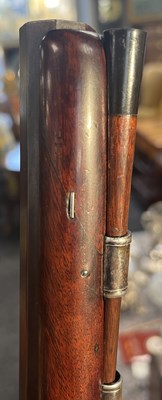 Lot 286 - WOGDON & BARTON, LONDON. A FINE CASED PAIR OF EARLY 19TH CENTURY FLINTLOCK DUELLING PISTOLS