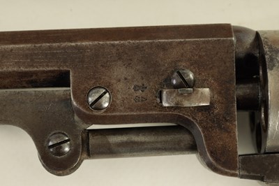 Lot 285 - A CASED COLT MODEL 1851 LONDON NAVY PERCUSSION REVOLVER.