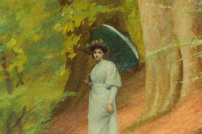 Lot 433 - LEONARD CHARLES NIGHTINGALE (fl. 1880-1904) A LARGE AND IMPRESSIVE LATE 19TH CENTURY PRE-RAPHAELITE OIL ON CANVAS