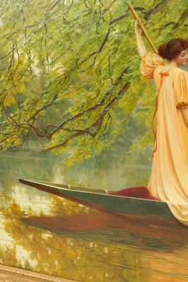 Lot 433 - LEONARD CHARLES NIGHTINGALE (fl. 1880-1904) A LARGE AND IMPRESSIVE LATE 19TH CENTURY PRE-RAPHAELITE OIL ON CANVAS