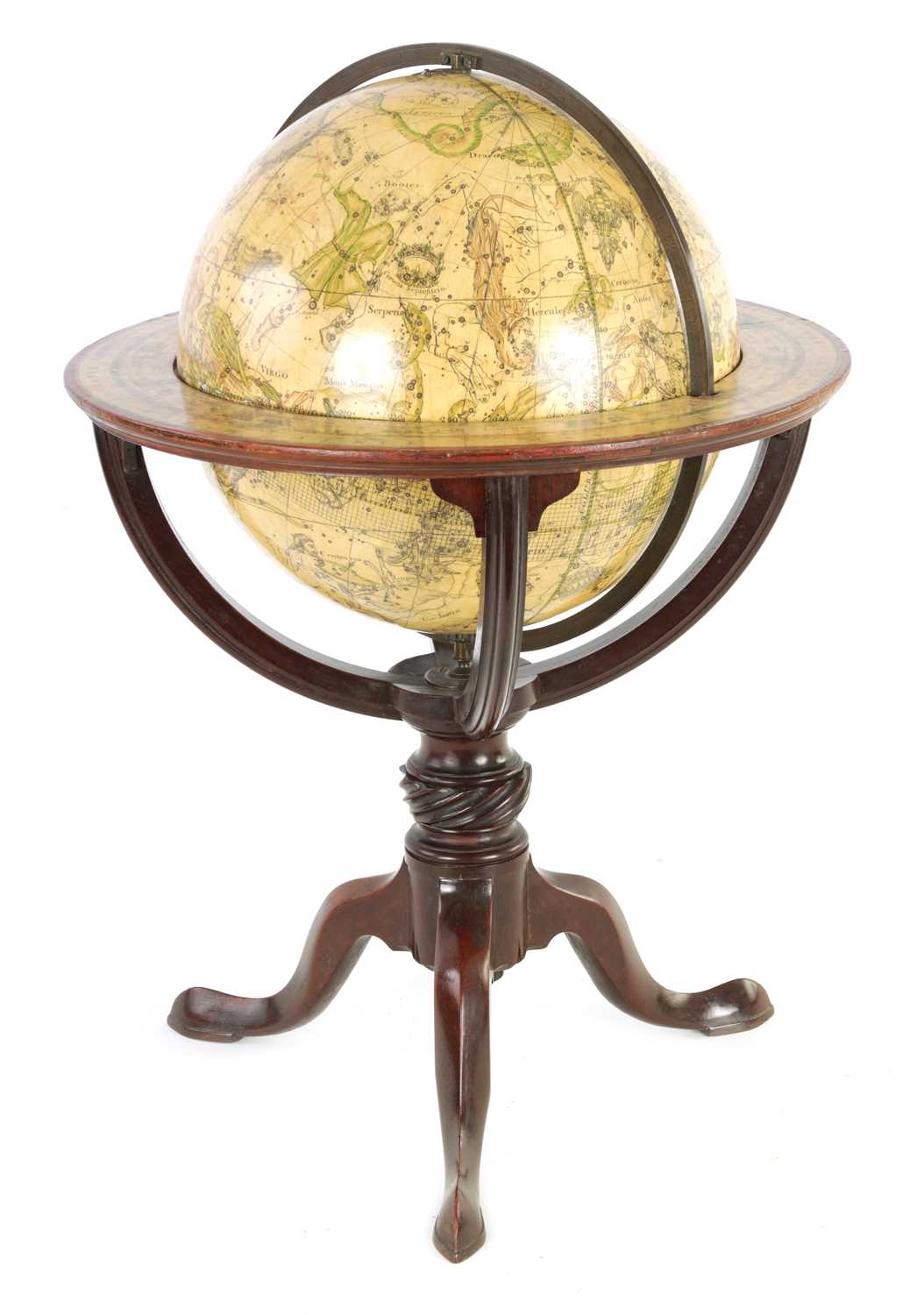 Lot 324 - A LATE GEORGIAN 12" CELESTIAL TABLE GLOBE