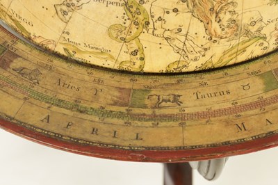 Lot 324 - A LATE GEORGIAN 12" CELESTIAL TABLE GLOBE