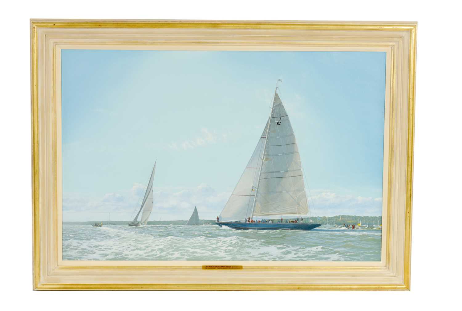 Lot 460 - RON CHARLES MITCHELL (BRITISH, BORN 1960) OIL ON CANVAS