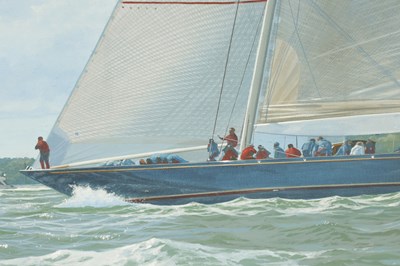 Lot 460 - RON CHARLES MITCHELL (BRITISH, BORN 1960) OIL ON CANVAS