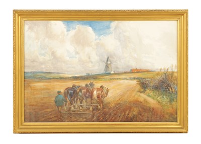 Lot 475 - JOHN ATKINSON (1863-1924) BRITISH. LARGE WATERCOLOUR