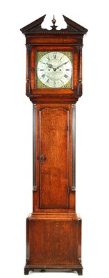 Lot 559 - NEWBY, KENDAL. A MID 18TH CENTURY OAK 30HR LONGCASE CLOCK