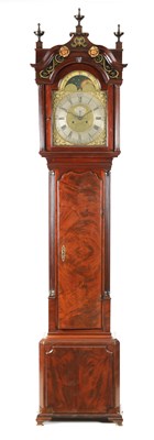 Lot 630 - LASEL PARK (LIVERPOOL) A GEORGE III FLAMED MAHOGANY EIGHT-DAY LONGCASE CLOCK