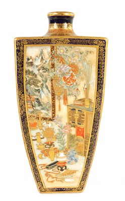 Lot 112 - A GOOD QUALITY JAPANESE MEIJI PERIOD SATSUMA VASE