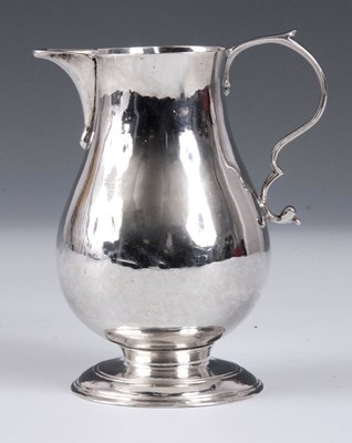 Lot 248 - A SMALL GEORGE II 'SPARROW BEAK' SILVER JUG of...