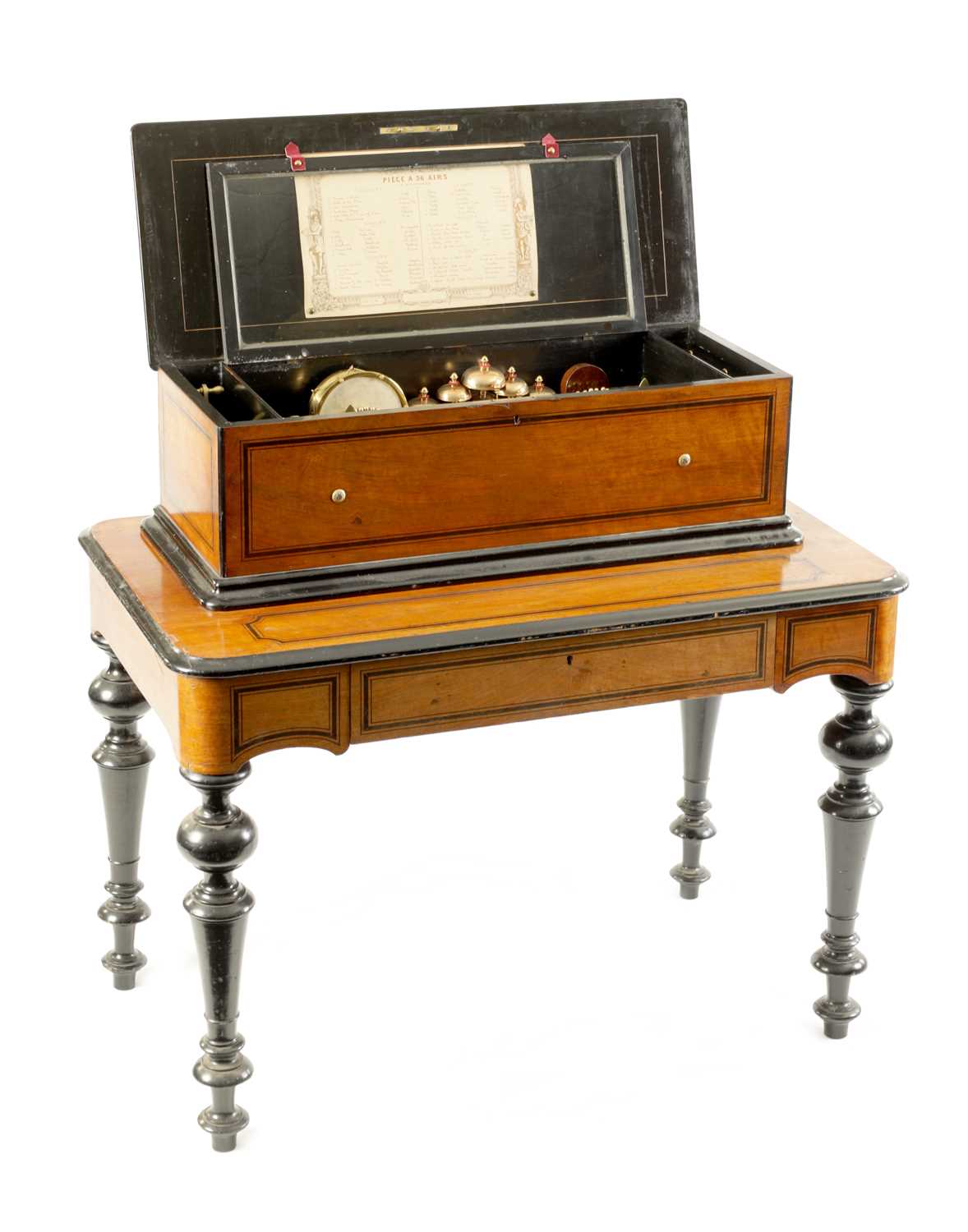 Lot 329 - NICOLE FRERES  GENEVE. A LARGE LATE 19TH CENTURY SWISS ORCHESTRAL MUSIC BOX