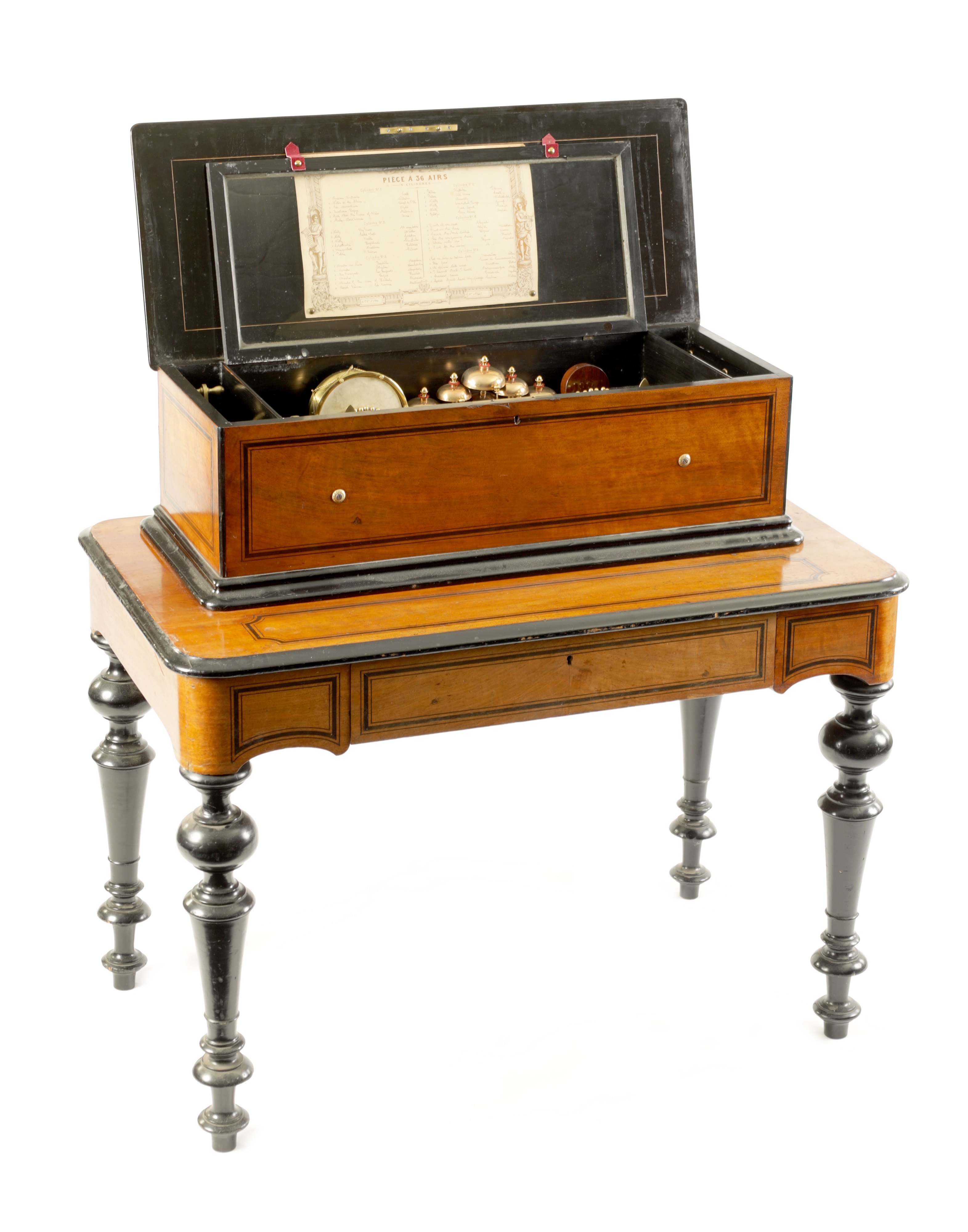 Nicole Freres Geneva Swiss orchestral music box sold by Hutchinson Scott