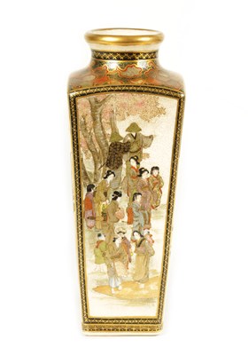 Lot 113 - A MEIJI PERIOD JAPANESE SATSUMA VASE