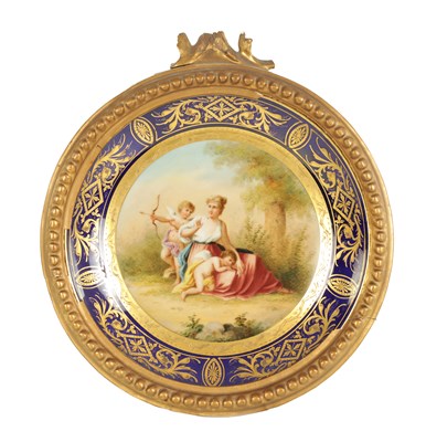 Lot 52 - A 19TH CENTURY ROYAL VIENNA CABINET PLATE