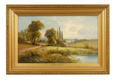 Lot 18 - FRANK HILDER (1861-1933) OIL ON CANVAS