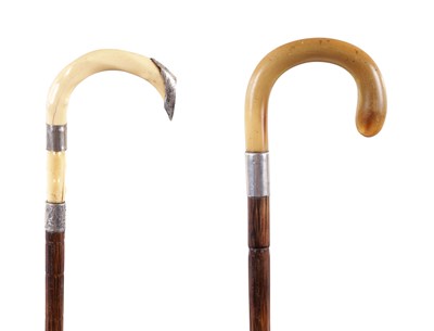 Lot 7 - TWO LATE 19TH CENTURY LADIES WALKING STICKS
