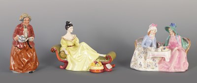Lot 77 - THREE ROYAL DOULTON FIGURINES