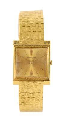 Lot 286 - A GENTLEMAN'S 18CT GOLD BUECHE-GIROD WRISTWATCH