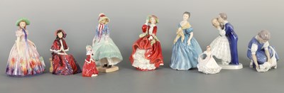 Lot 146 - A COLLECTION OF SEVEN ROYAL DOULTON FIGURES