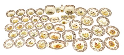 Lot 145 - A 48 PIECE SPODE ‘WOODLAND’ DINNER SERVICE