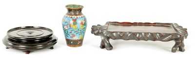 Lot 231 - TWO 19TH CENTURY CHINESE HARDWOOD STANDS