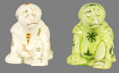 Lot 77 - A PAIR OF EARLY 20TH CENTURY GERMAN POTTERY