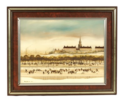 Lot 437 - BRIAN SHIELDS (BRAAQ) 1951-1997 OIL ON BOARD