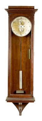 Lot 751 - A MID 19TH CENTURY MAHOGANY WALL REGULATOR