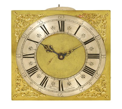 Lot 801 - JOSEPH WINDMILLS, LONDON.  A LATE 17TH CENTURY 11” 30-HOUR LONGCASE CLOCK MOVEMENT