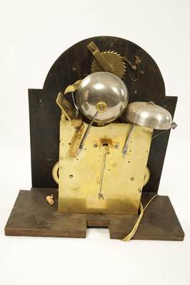Lot 1113 - WINDMILLS, LONDON.  A GEORGE II BURR WALNUT QUARTER CHIMING LONGCASE CLOCK
