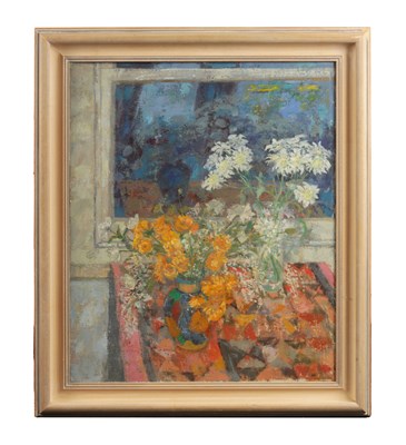 Lot 608 - JACK MILLAR (1921-2006) A MID 20TH CENTURY OIL ON CANVAS