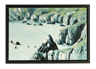 Lot 602 - GYWN ROBERTS A LATE 20TH CENTURY  WELSH OIL ON CANVAS