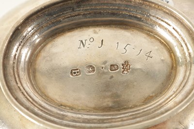 Lot 329 - AN IMPORTANT AND RARE PAIR OF GEORGE I CAST SILVER DOUBLE LIPPED SAUCE BOATS BY PIERRE PLATEL DATED 1717