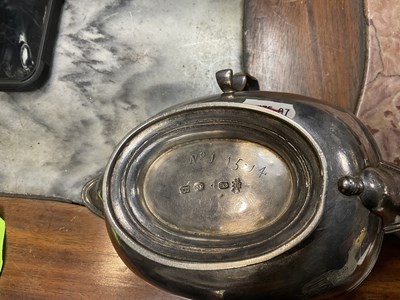 Lot 329 - AN IMPORTANT AND RARE PAIR OF GEORGE I CAST SILVER DOUBLE LIPPED SAUCE BOATS BY PIERRE PLATEL DATED 1717