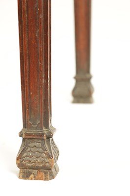 Lot 971 - A FINE MID 18TH CENTURY MAHOGANY SECRETAIRE CABINET ON STAND IN THE MANNER OF THOMAS CHIPPENDALE