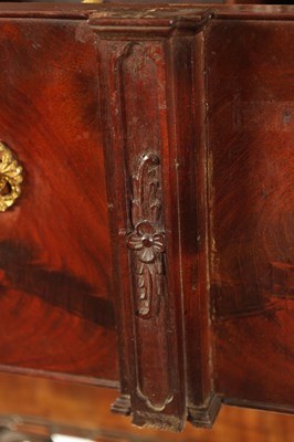 Lot 971 - A FINE MID 18TH CENTURY MAHOGANY SECRETAIRE CABINET ON STAND IN THE MANNER OF THOMAS CHIPPENDALE