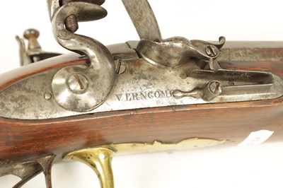 Lot 682 - HUGH VERNCOMD, BRISTOL. A RARE GEORGE III DOUBLE-BARRELLED FLINTLOCK COACHING CARBINE BLUNDERBUSS